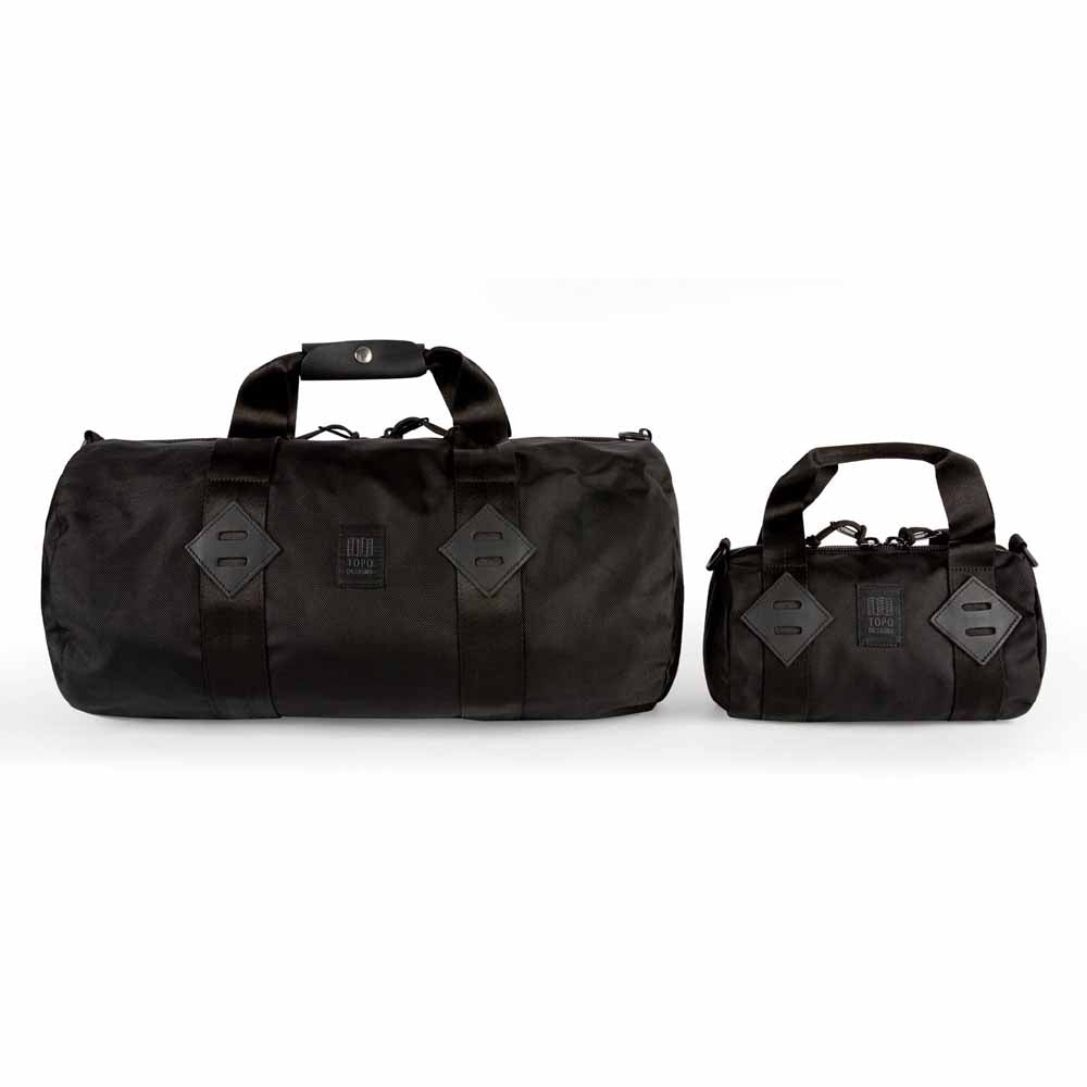  Topo Designs Classic Duffel 20in Bag - Black/Black