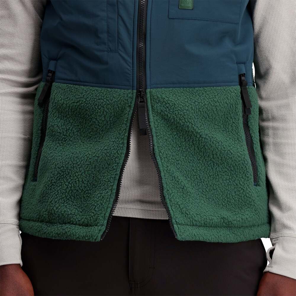  Topo Designs Mens Subalpine Fleece Vest