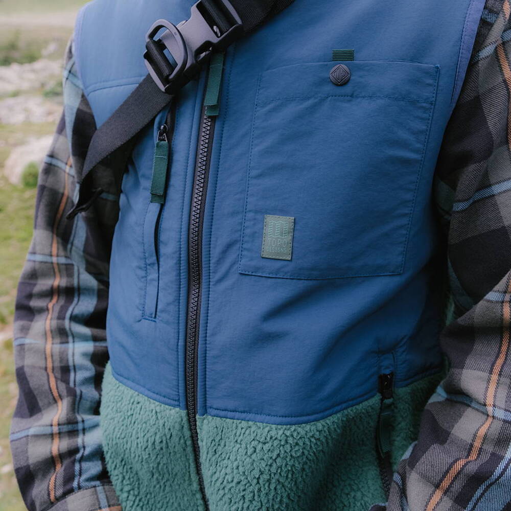  Topo Designs Mens Subalpine Fleece Vest