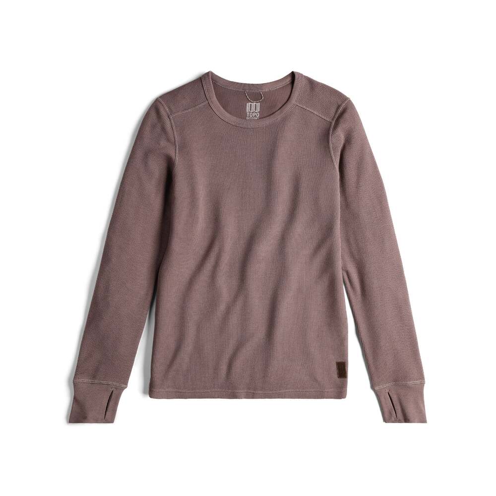  Topo Designs Womens Global Waffle Crew