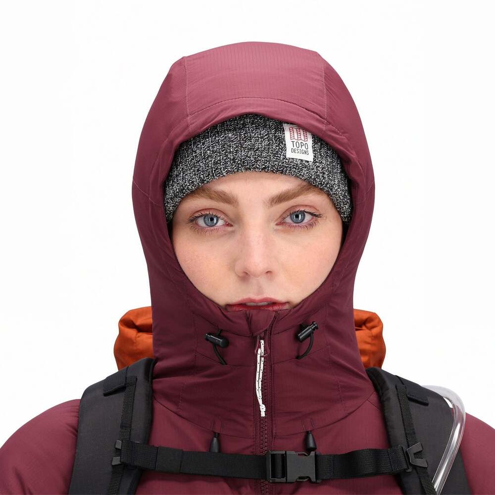  Topo Designs Womens Mountain Puffer Hoodie