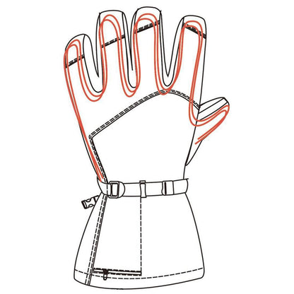 Tourmaster Synergy 7.4V Battery Heated Textile Gloves - Womens