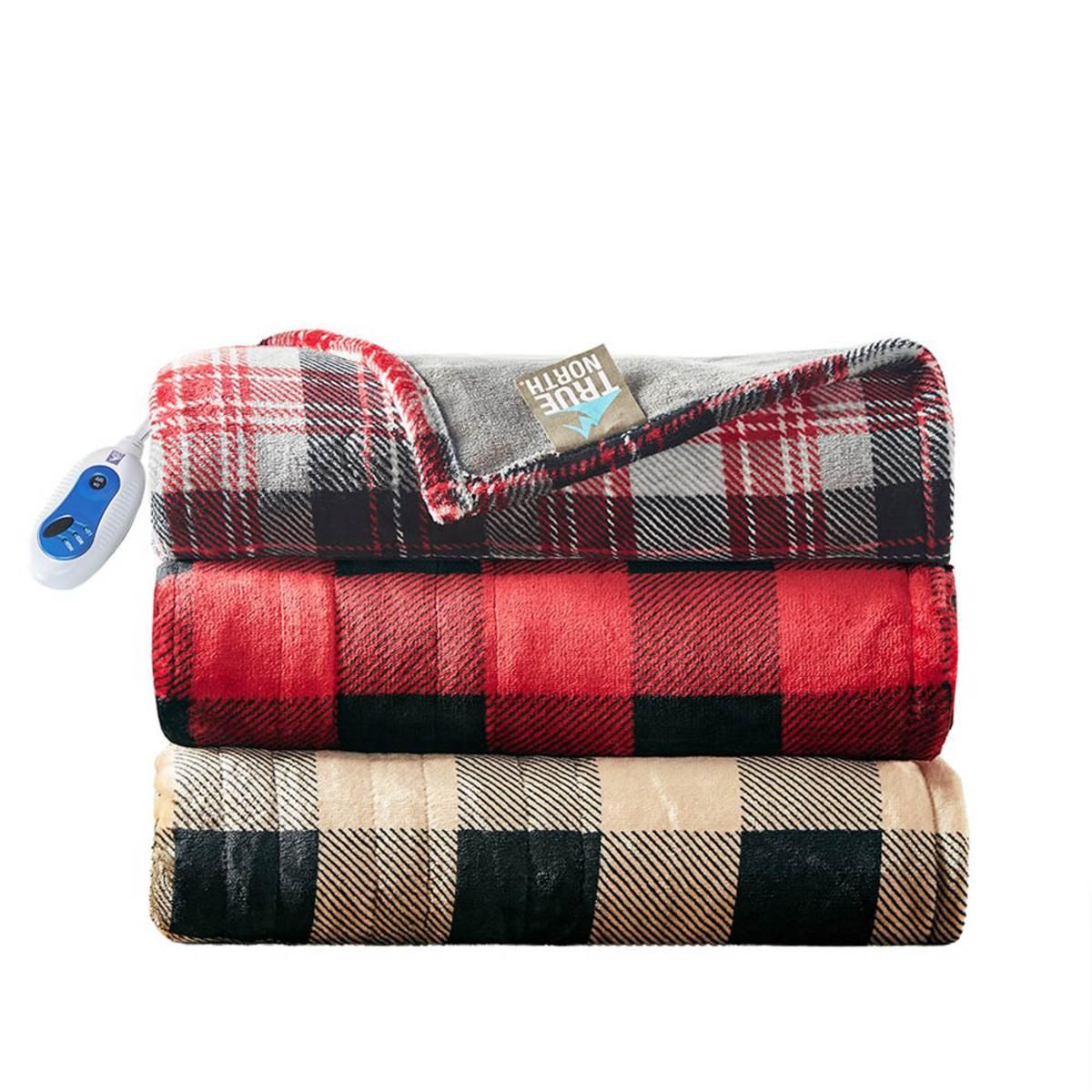  True North By Sleep Philosophy Jacob Heated Plush Throw - 60inW X 70inL