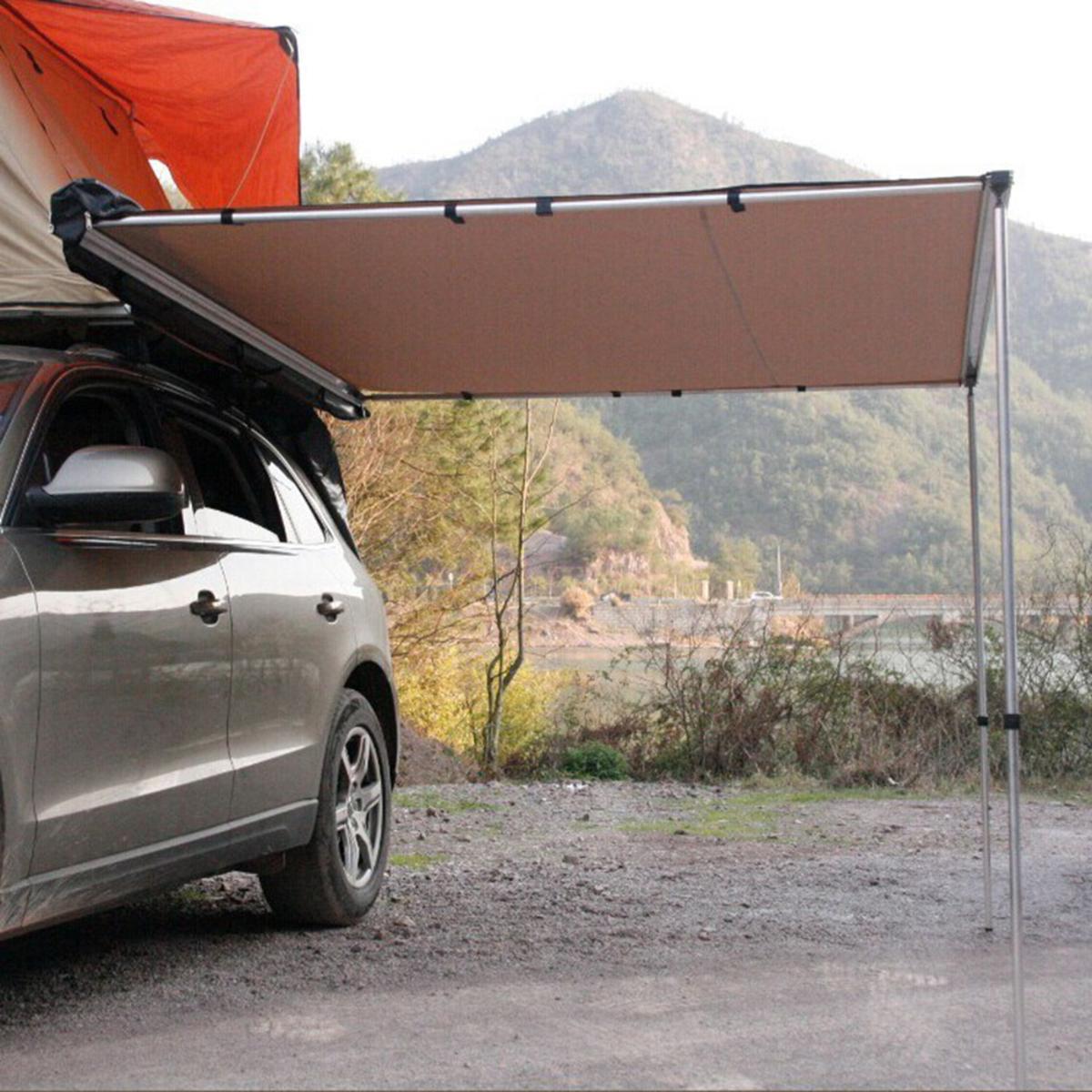  Trustmade 6 X 6 Car Side Awning Rooftop Pull Out Tent Shelter Black
