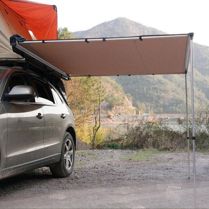  Trustmade 6 X 6 Car Side Awning Rooftop Pull Out Tent Shelter Black