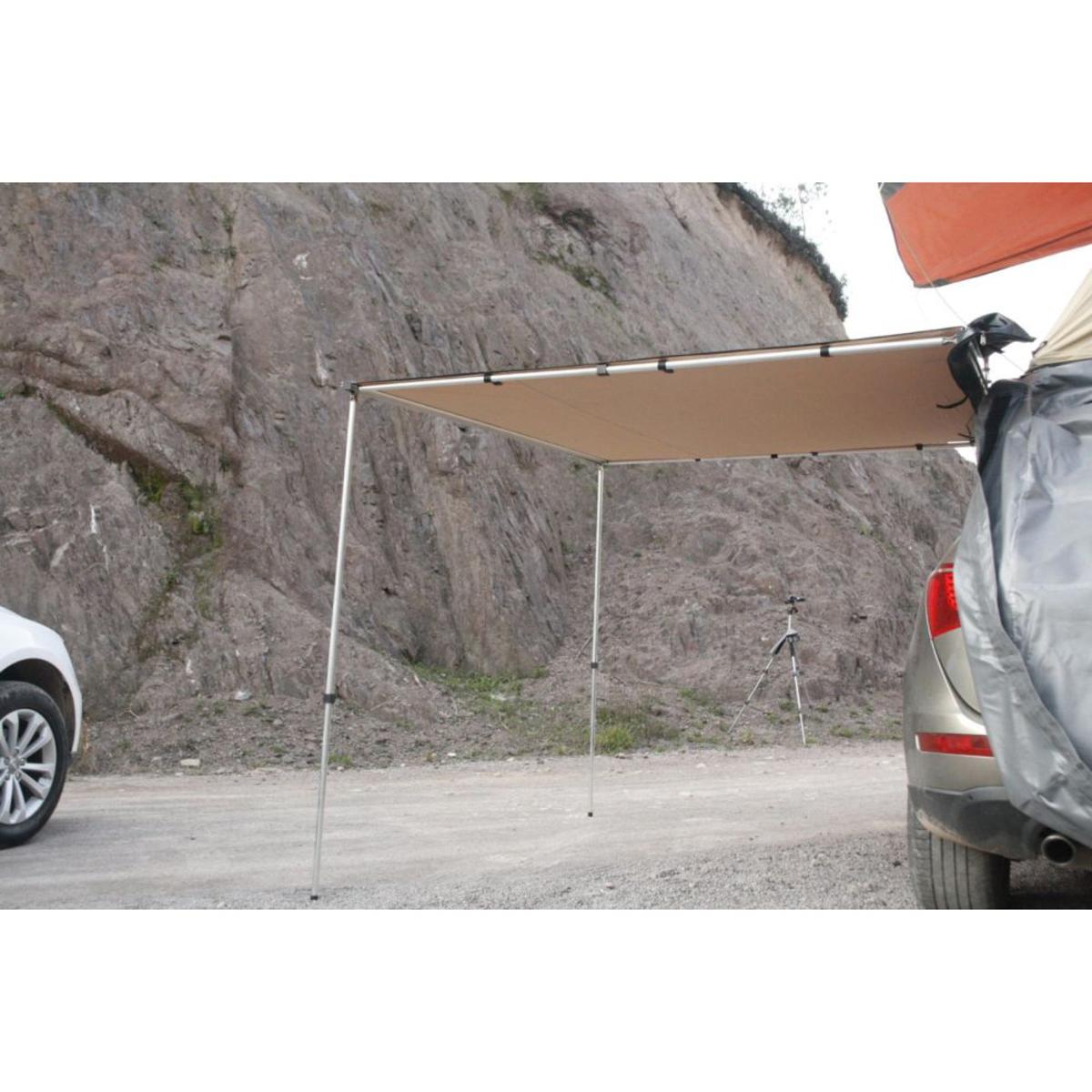  Trustmade 6 X 6 Car Side Awning Rooftop Pull Out Tent Shelter Black