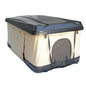  Trustmade Black Hard Shell Beige Rooftop Tent 2mins Setup 100% Waterproof 50mm Mattress