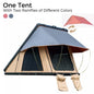  Trustmade Triangle Aluminium Black Hard Shell Beige Rooftop Tent With Roof Rack Scout Max Series