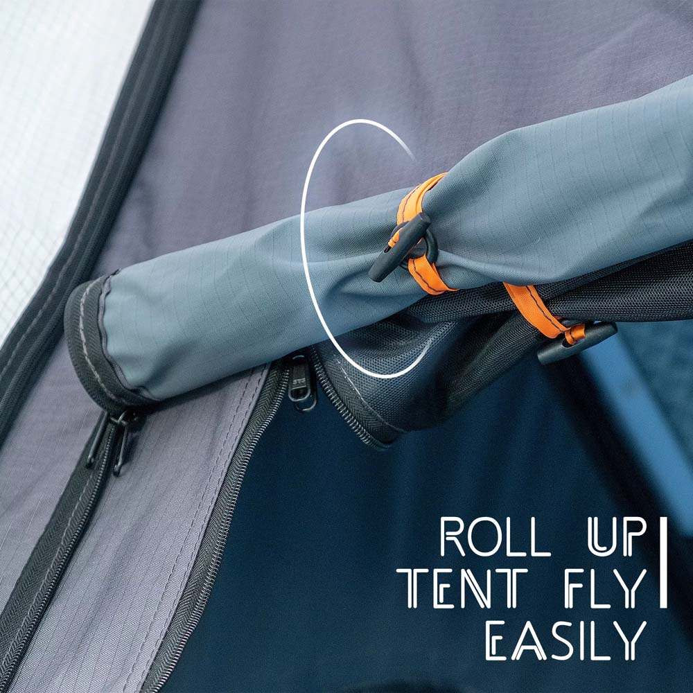  Trustmade Triangle Aluminium Black Hard Shell Grey Rooftop Tent With Roof Rack Scout Series
