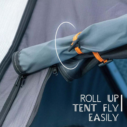  Trustmade Triangle Aluminium Black Hard Shell Grey Rooftop Tent With Roof Rack Scout Series