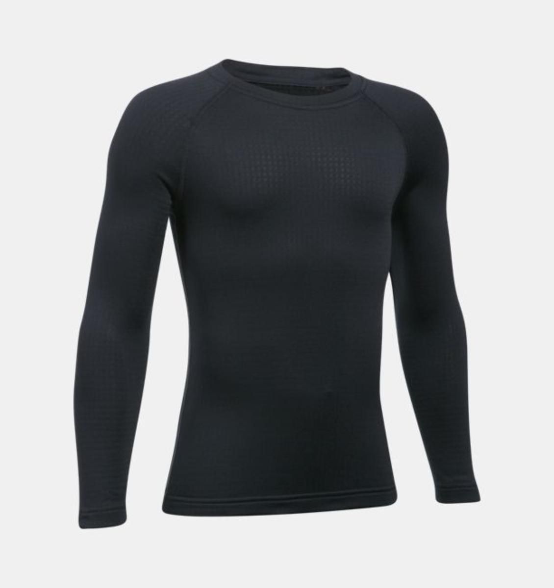  Under Armour Boys UA Base 2.0 Crew Long Sleeve T-Shirt