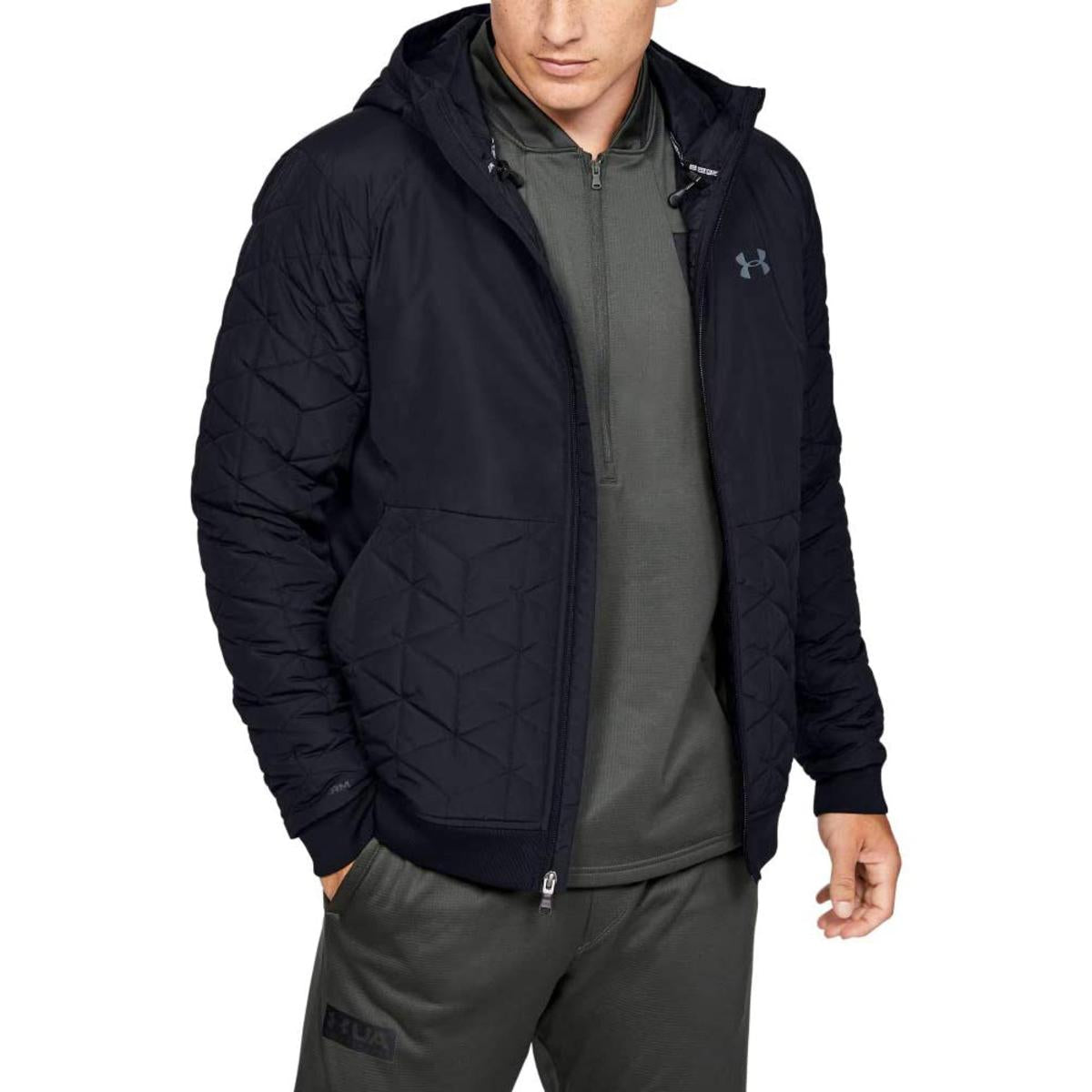  Under Armour Mens ColdGear Reactor Performance Hybrid Jacket