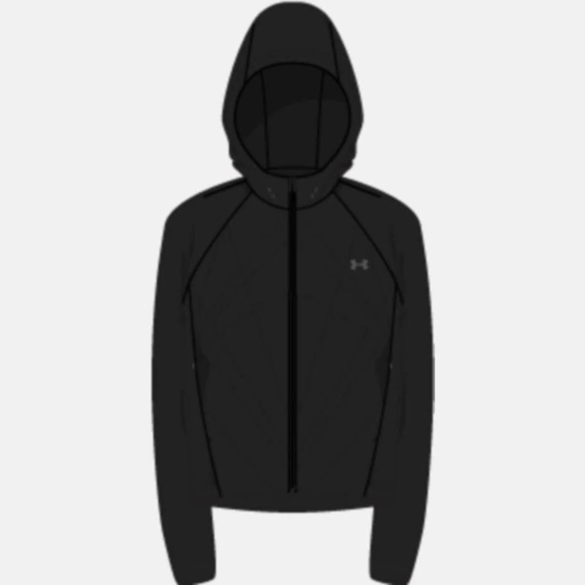  Under Armour Womens ColdGear Sprint Hybrid Hooded Jacket