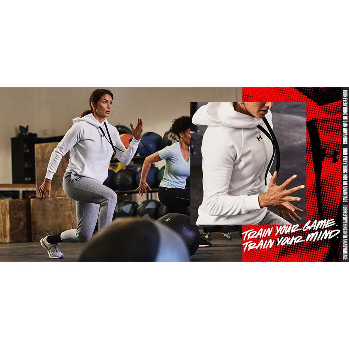 Under Armour Womens Rival Fleece HB Hoodie