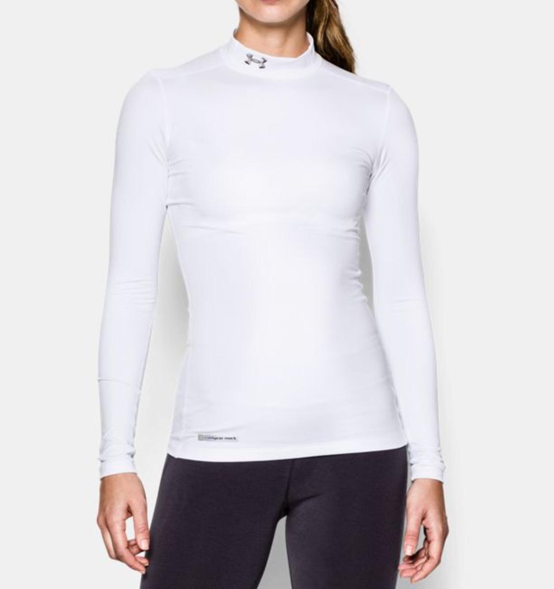  Under Armour Womens UA ColdGear Authentic Mock Shirt