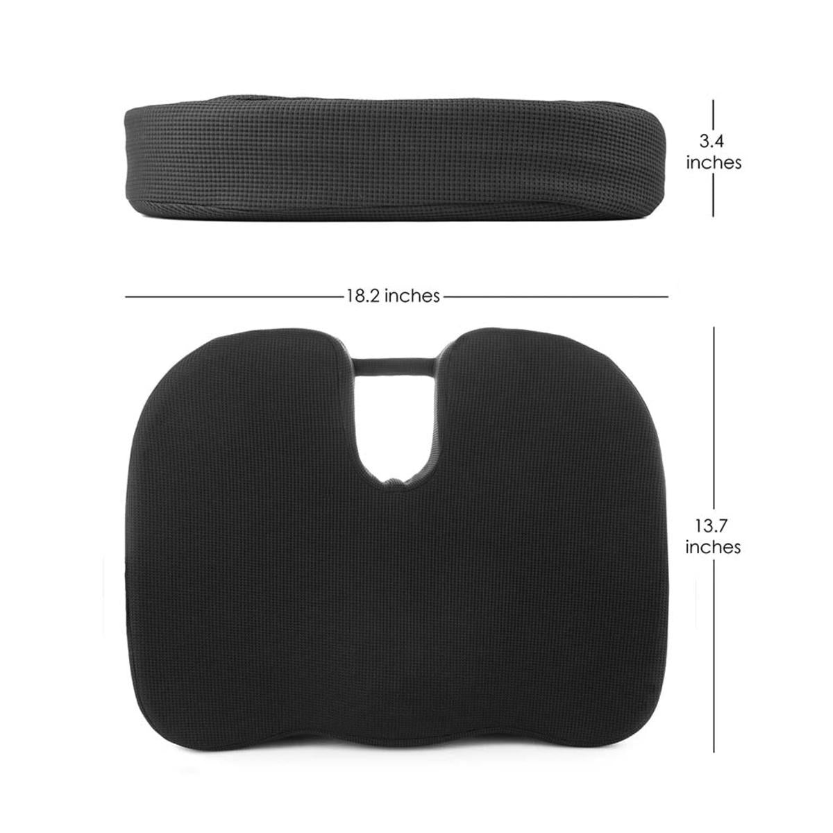  Wagan RelaxFusion Memory Foam And Gel Coccyx Cushion