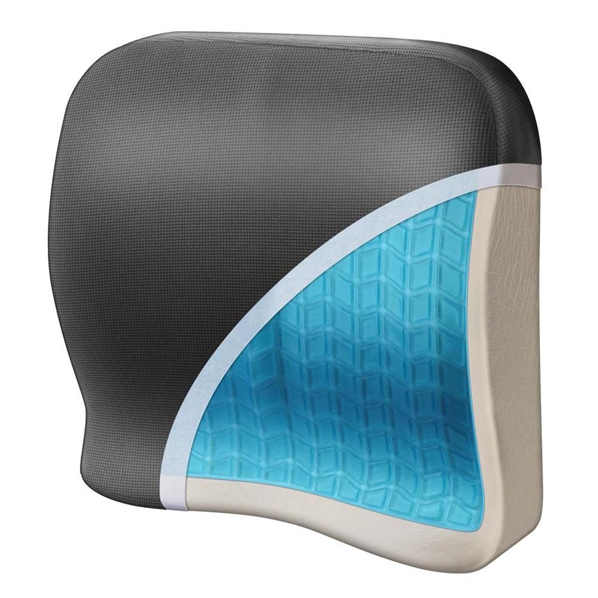  Wagan RelaxFusion Memory Foam And Gel Lumbar Cushion