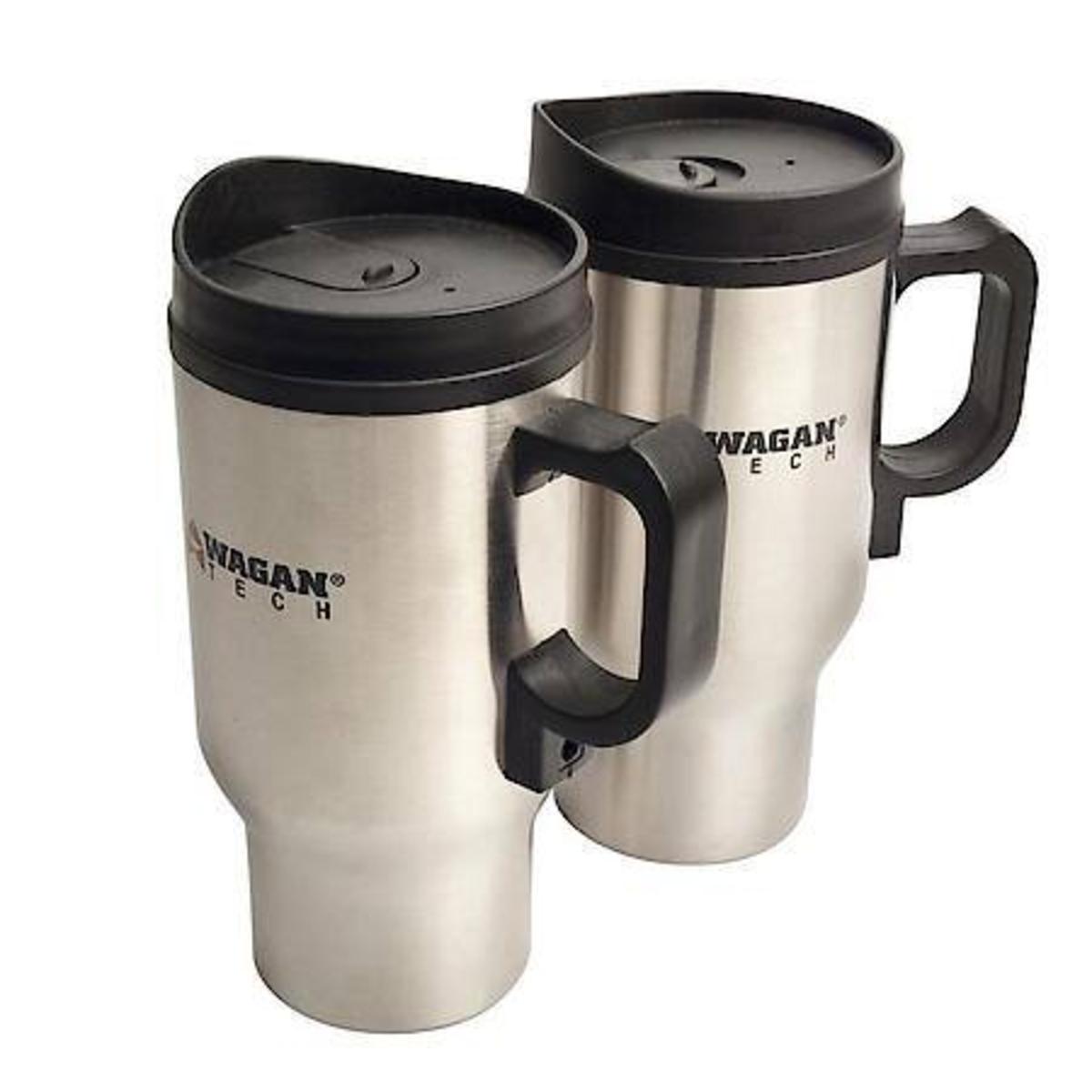  Wagan 12V Heated Travel Mug - 2 Pack