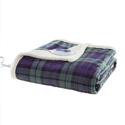  Woolrich Brewster Oversized Mink To Berber Heated Throw - 60inW X 70inL