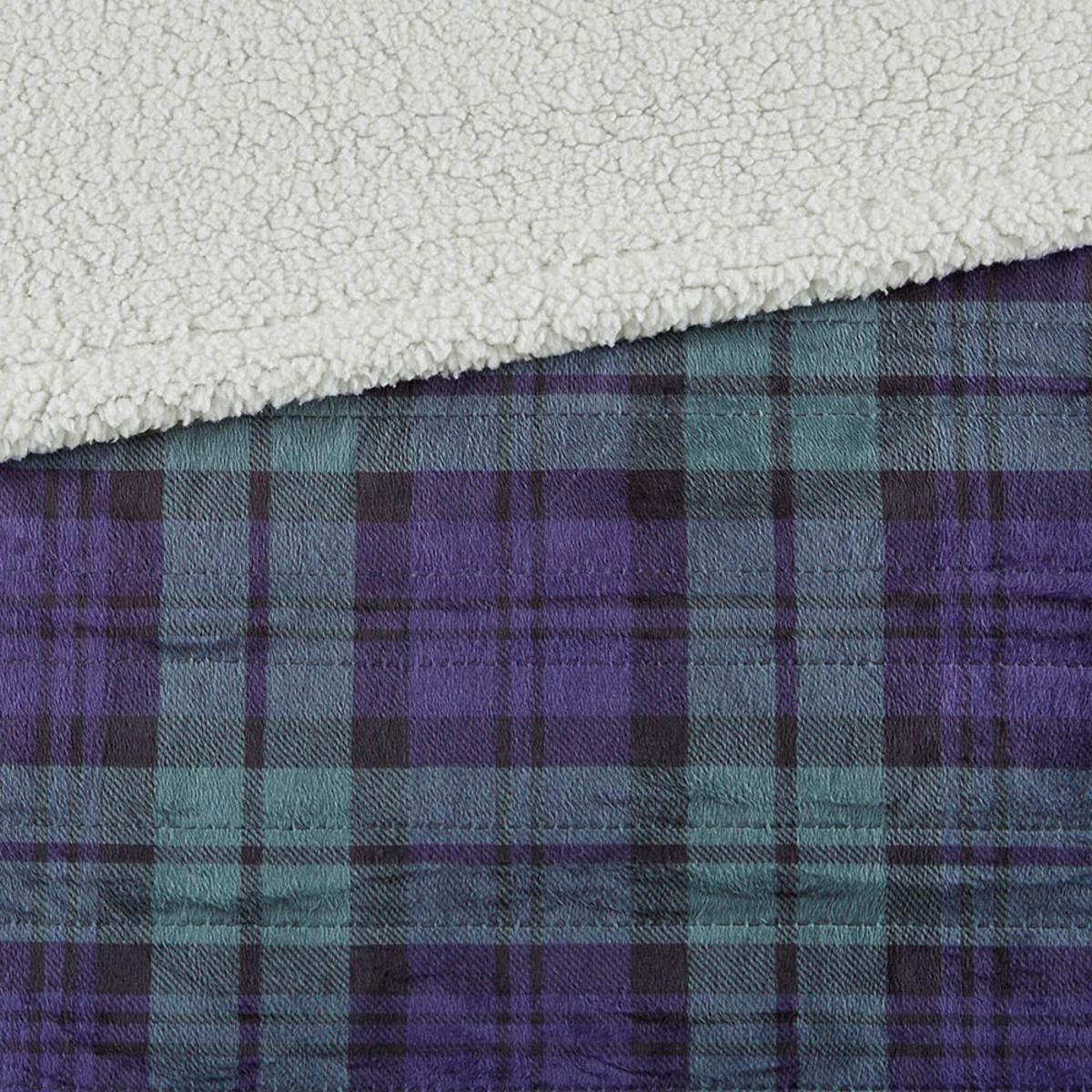  Woolrich Brewster Oversized Mink To Berber Heated Throw - 60inW X 70inL