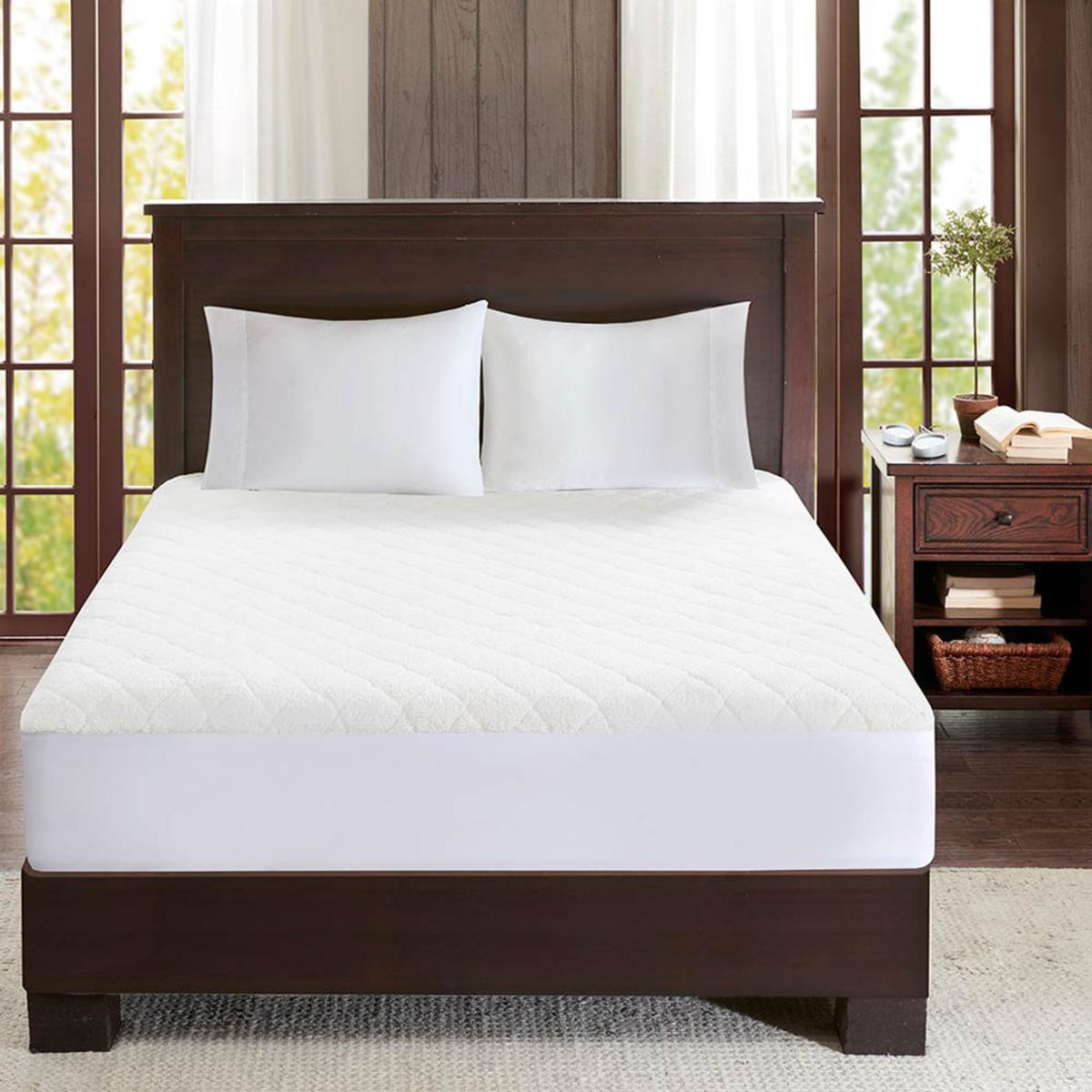  Woolrich Heated Sherpa Mattress Pad - Queen