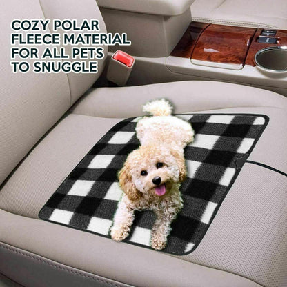  Zone Tech 12V Car Mini Heated Travel Blanket Pad