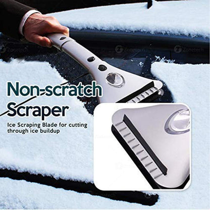  Zone Tech 12V Electric Heated Snow And Ice Scraper With Long Cord