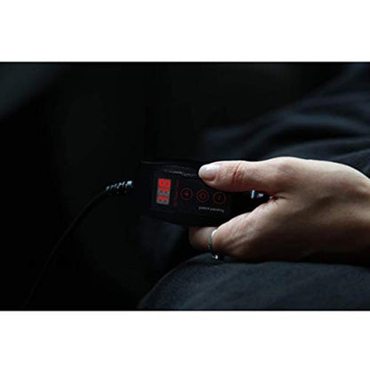  Zone Tech 12V Fireproof Car Heated Travel Blanket - Classic Black