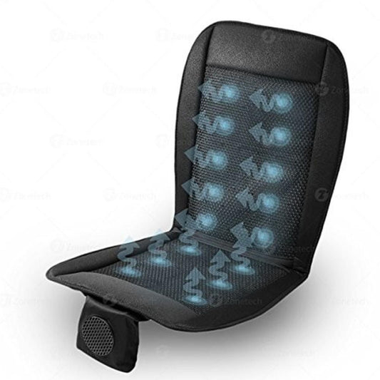  Zone Tech 12V High/ Low Temperature Control Cooling Full Seat Cover - Black