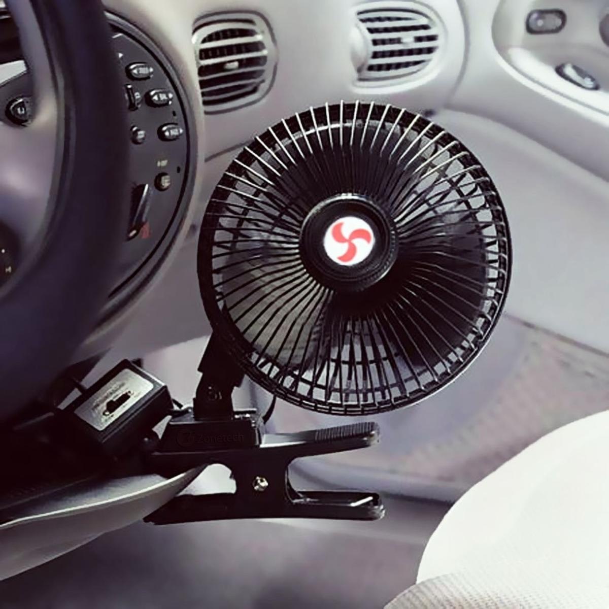  Zone Tech 12V Oscillating Cooling Fan With Mounting Hardware