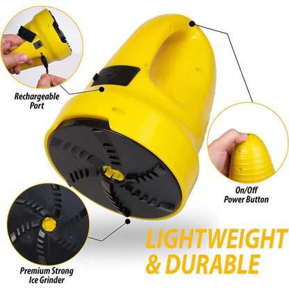  Zone Tech 3.7V USB Rechargeable Electric Snow Ice Scraper